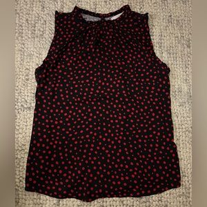 LOFT tunic tank top mock turtleneck